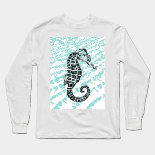 seahorse print Long Sleeve T-Shirt